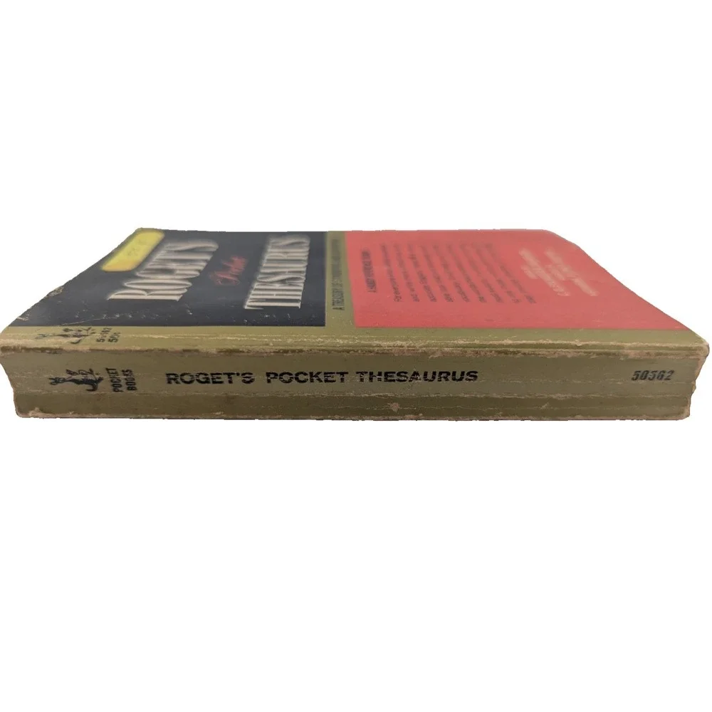 Roget's Pocket Thesaurus Paperback Book C.O. Sylvester Mawson Pocket Books 1968